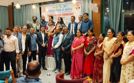 Vinita Ojha Takes Charge as Rotary Club President; Focus on Environment, Education, and Health Under 'Unite for Good' Theme