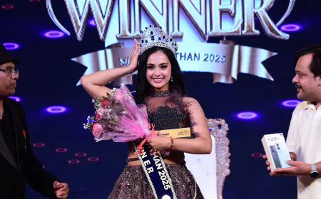 Twinkle Purohit Crowned Miss Rajasthan 2025 in Glittering Grand Finale at Jaipur’s Birla Auditorium