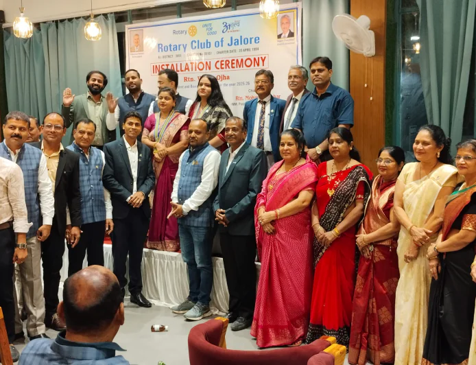 Vinita Ojha Takes Charge as Rotary Club President; Focus on Environment, Education, and Health Under 'Unite for Good' Theme