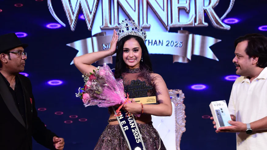 Twinkle Purohit Crowned Miss Rajasthan 2025 in Glittering Grand Finale at Jaipur’s Birla Auditorium