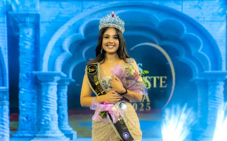 Aditi Sharma Crowned Miss Celeste India 2025 Winner