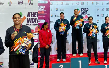 Golden Victory for Ipsita Vikram at Khelo India University Games