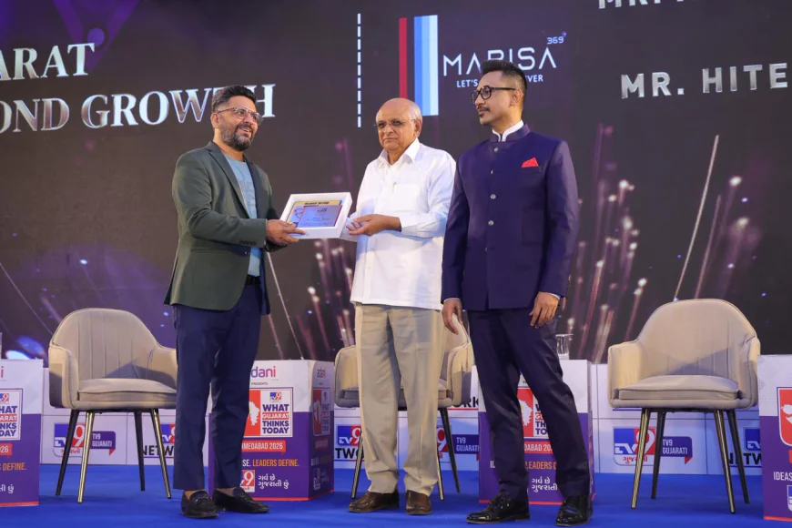 Ashok Choudhary Honoured by Gujarat CM f...