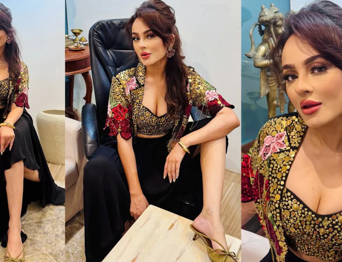 Seerat Kapoor’s ₹79,900 Festive Look by Gazal Gupta
