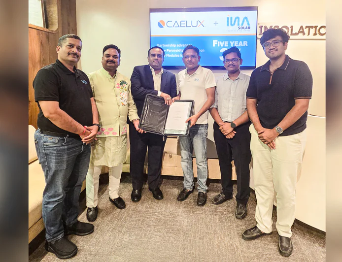 INA Solar Partners with US-Based Caelux in 3 GW Deal, Targets 29% Module Efficiency by 2028